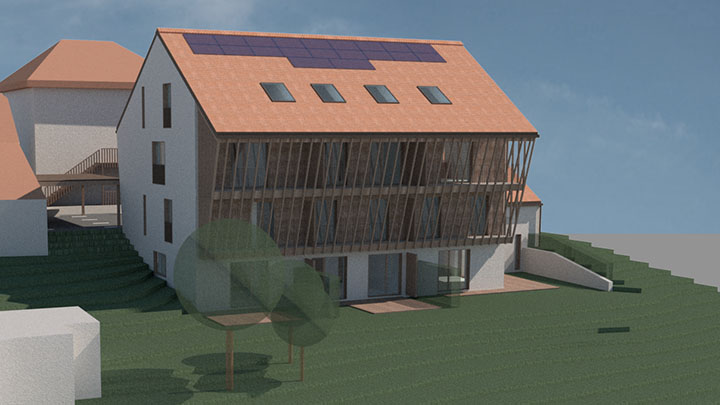 Quartier villageois d’habitation