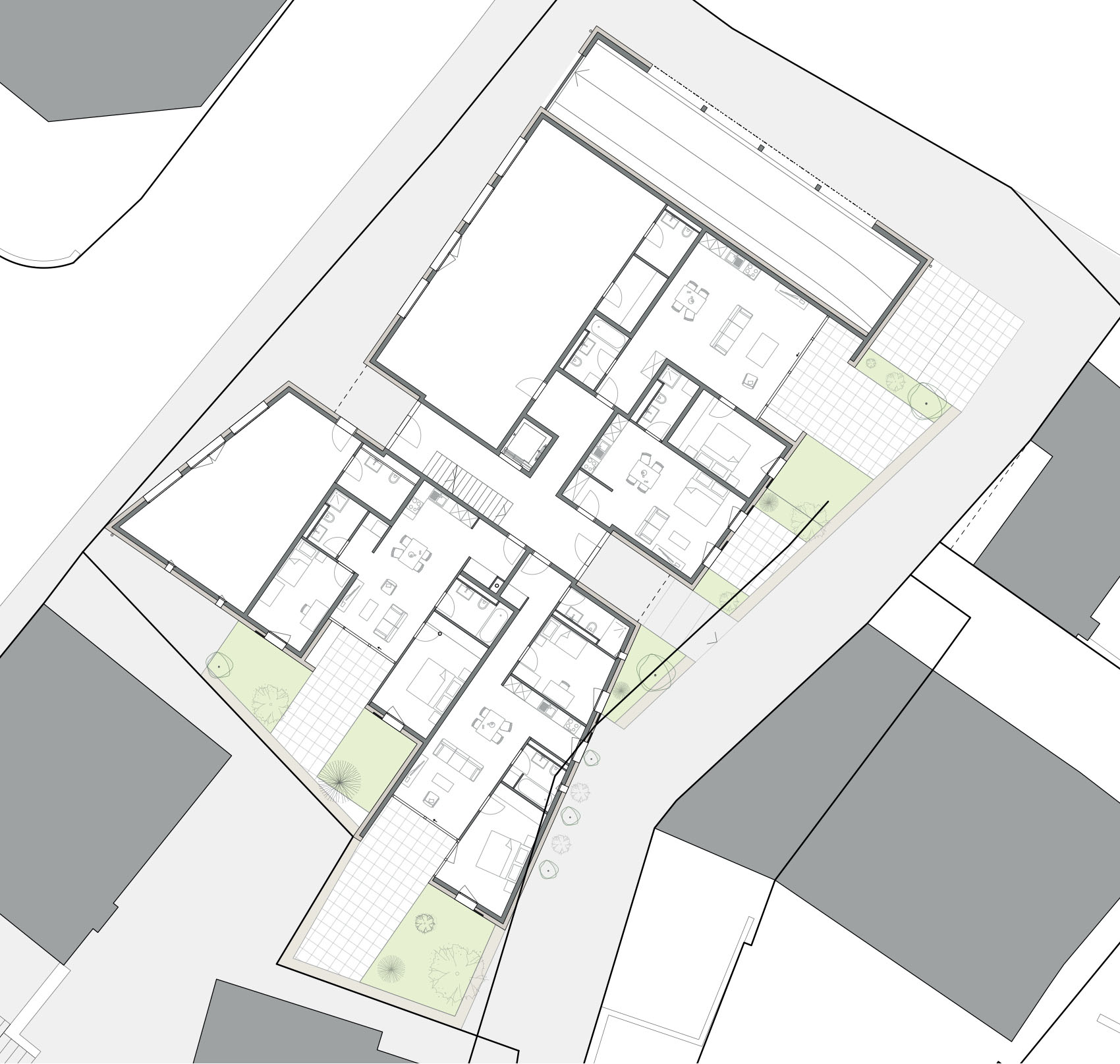 Bâtiment - Villageois d’habitation et d’activités