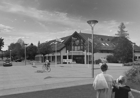 Aménagement du centre de la localité