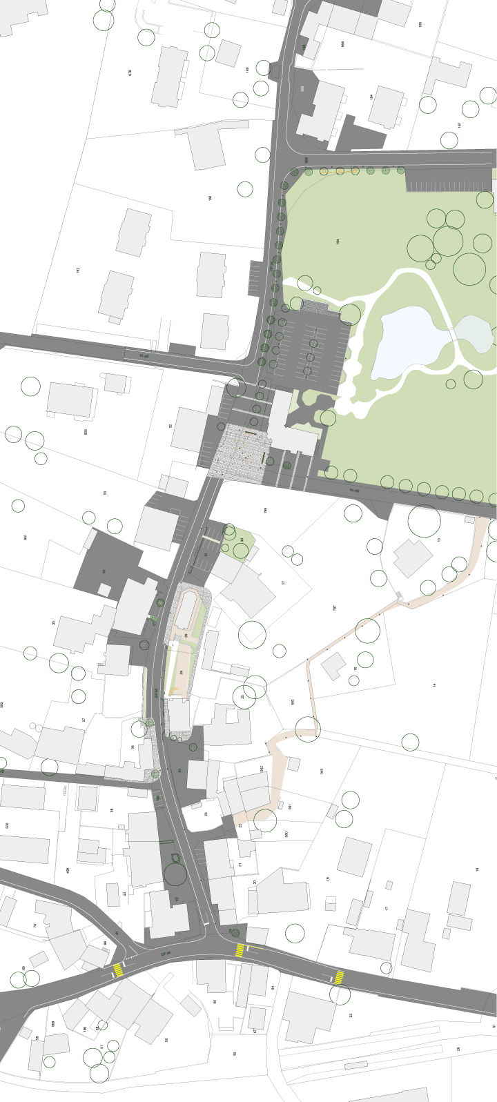 Aménagement du centre de la localité