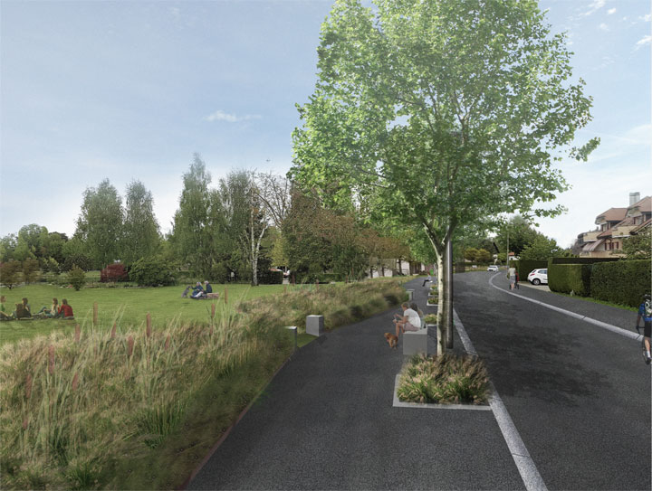 Aménagement du centre de la localité