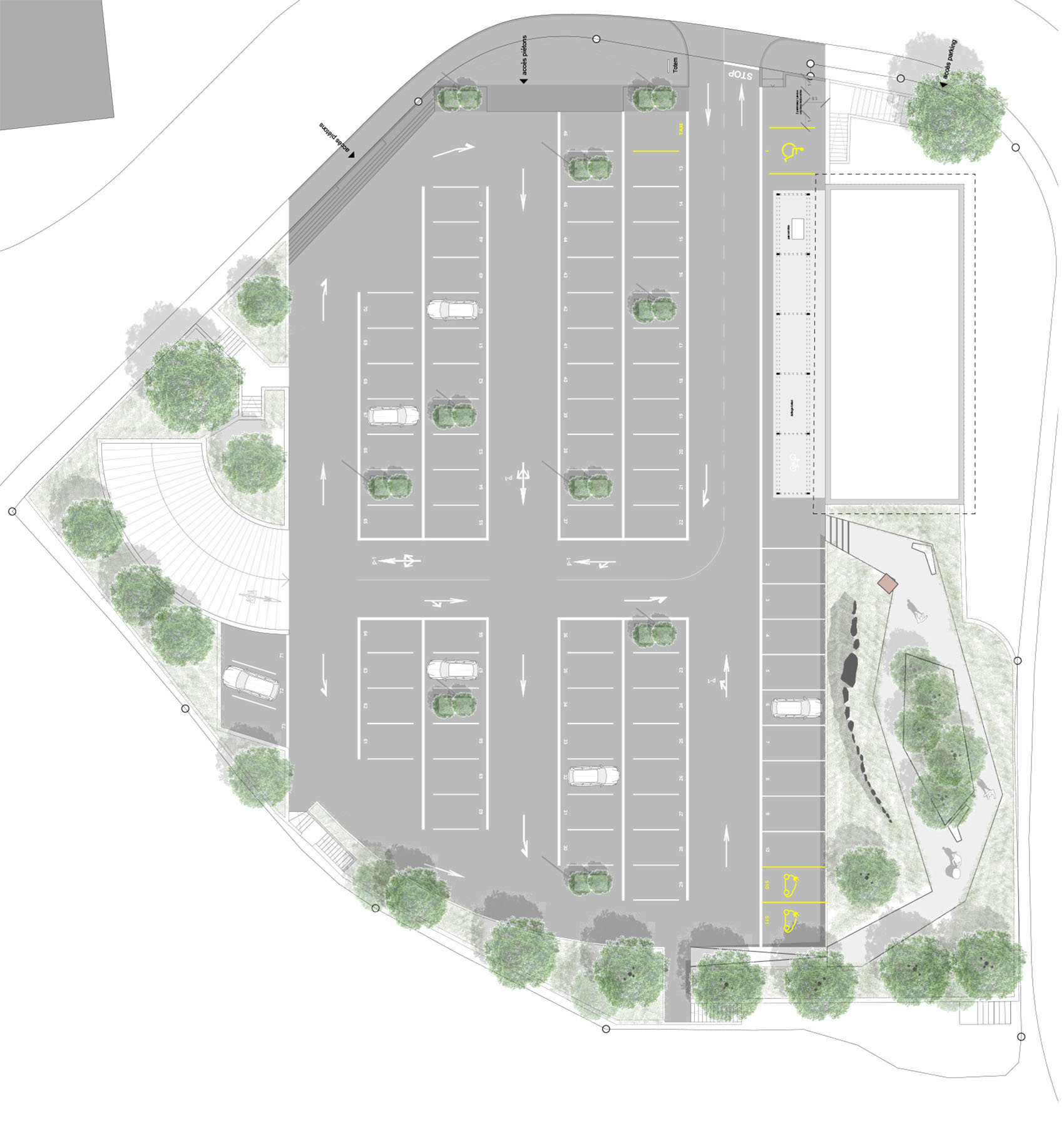 Rénovation du parking de la Possession