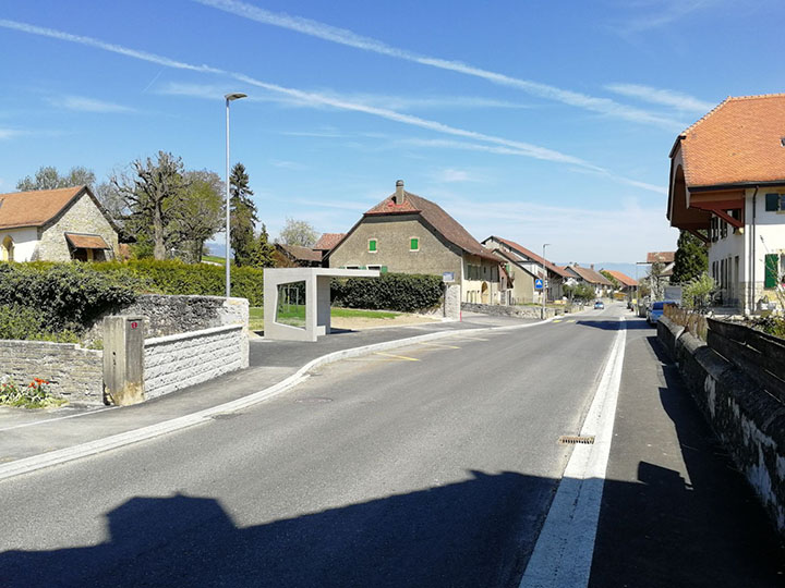 Aménagement des rues du village