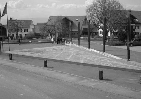 Aménagement de la place du village