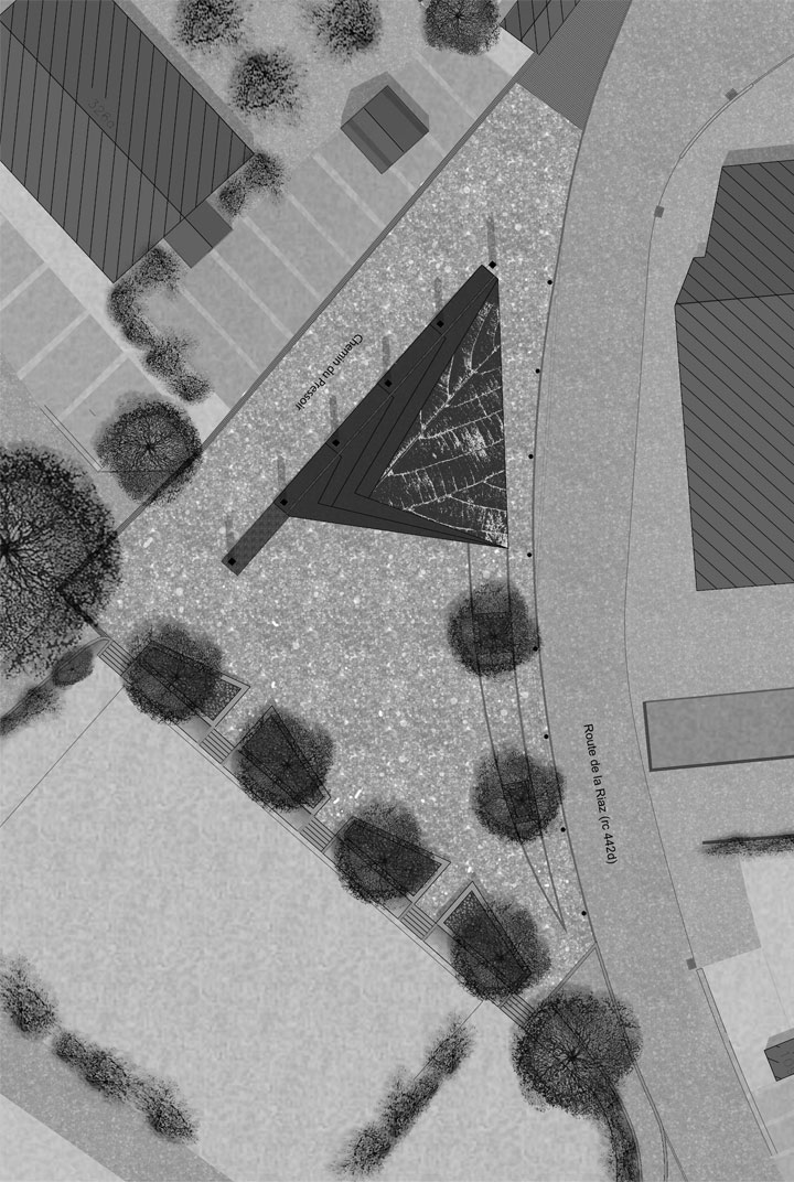 Aménagement de la place du village