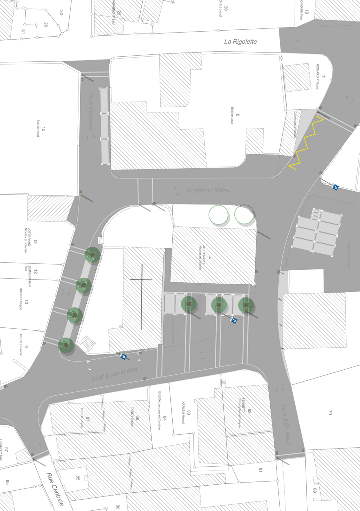 Aménagement du centre du village