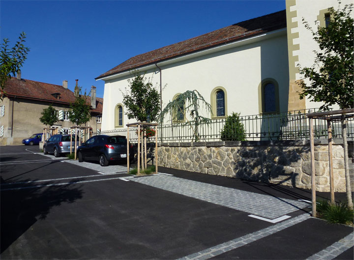 Aménagement du centre du village