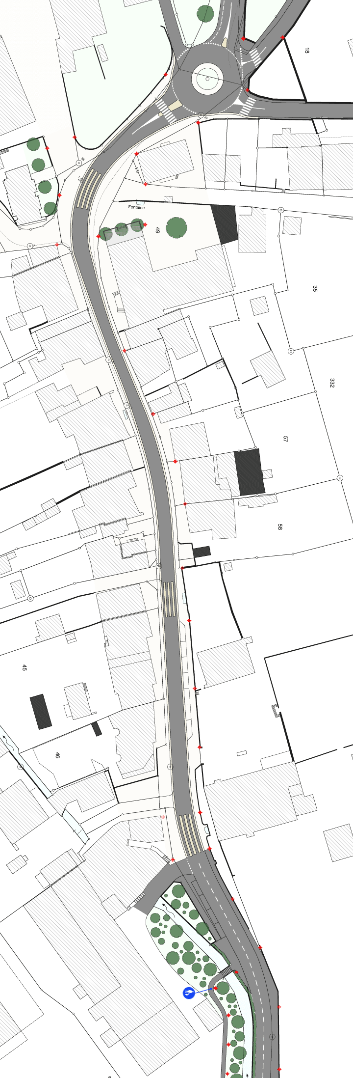 Aménagement de la traversée du village